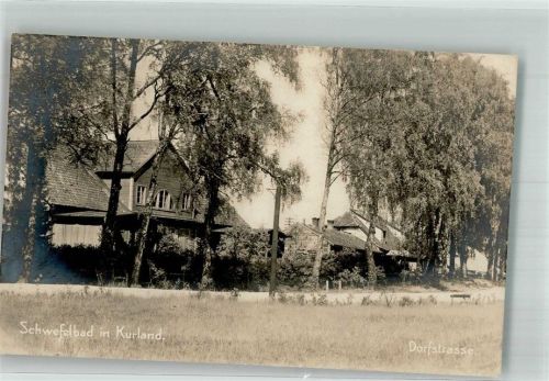 Libau Schwefelbad Dorfstrasse Kurland Feldpost WK I 6.Res.Div.