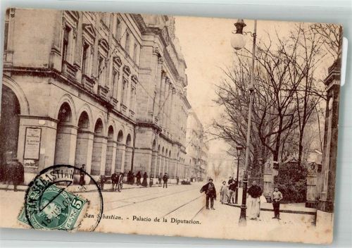 San Sebastian 1909 Palacio de la Diputcacion Marke bildseitig