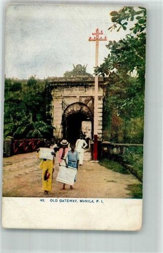 Manila 1909 Tracht Old Gateway