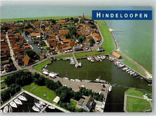 Hindeloopen Fliegeraufnahme Hafen