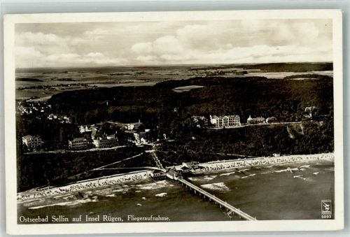 Sellin Fliegeraufnahme Ostseebad Insel Rügen