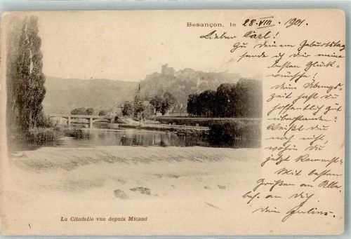 Besancon 1901 Zitadelle