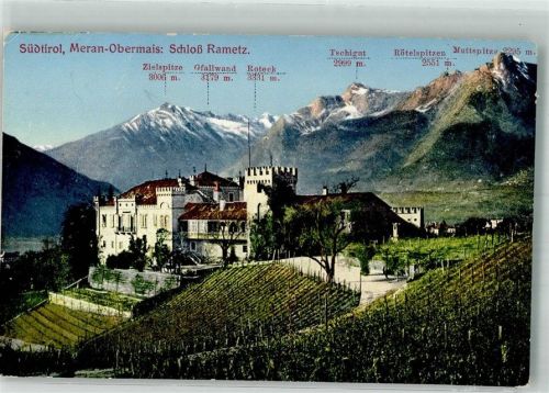 Meran Schloss Rametz Obermais