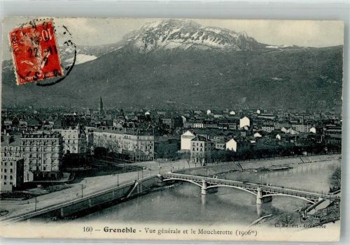 Grenoble Briefmarke bildseitig