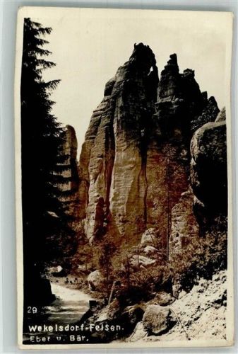 Teplice nad Metuji Wekelsdorf Felsen Eber und Bär