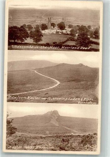 Exeter Moorland Road Widecombe in the Moor
