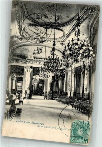 Palma 1906 Gran Salon del Circula Marke bildseitig