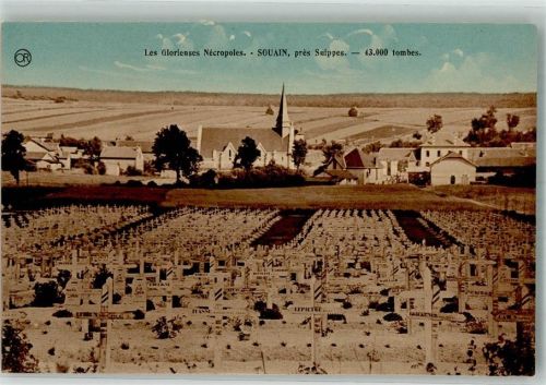 Souain-Perthes-les-Hurlus Soldatenfriedhof Souain
