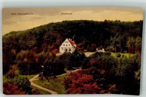 Bad Wildungen 1927 Gasthaus Waldhaus