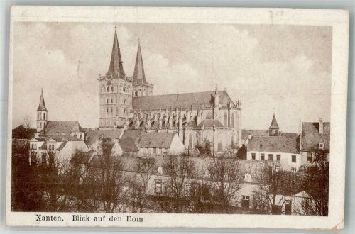 Xanten 1921 St. Viktor Dom Belgische Militärpost