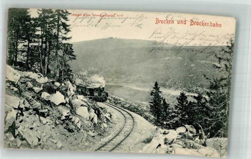 Brocken 1904 Brockenbahn