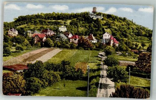 Durlach Panorama des Ortes mit dem Turmberg