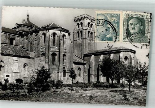 Burgos Foto AK Kirche Huelgas Marke Bildseitig