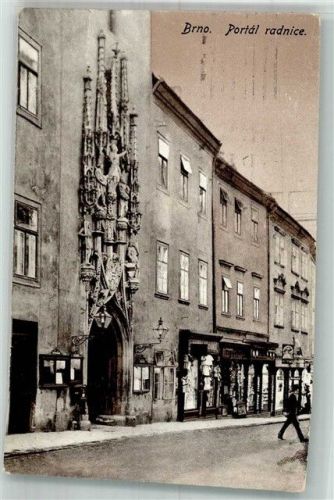 Brno 1926 Rathaus Portal