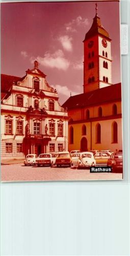 Wangen Rathaus Marktplatz Autos
