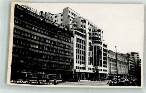 Bukarest Hotel Ambassador Auto Straßenbahn