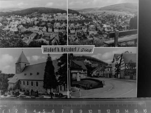 Alsdorf Mehrfachbildkarte