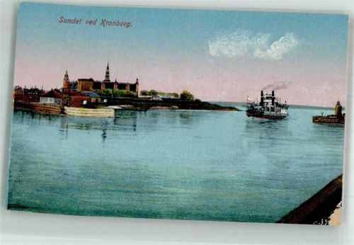 Kronborg Schloss Dampfschiff Sundet