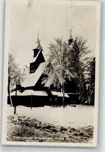 Brückenberg 1932 Kirche Wang