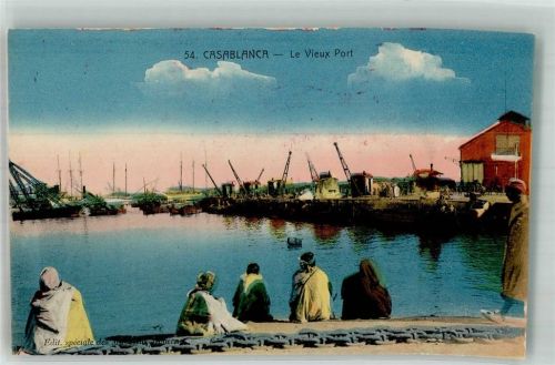 Casablanca 1931 Hafen Tracht