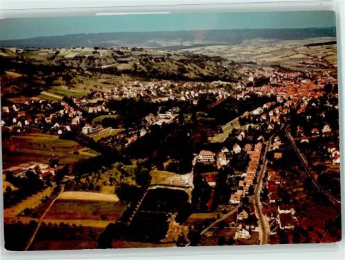 Bad Orb Luftaufnahme Kurviertel und Schwimmbad