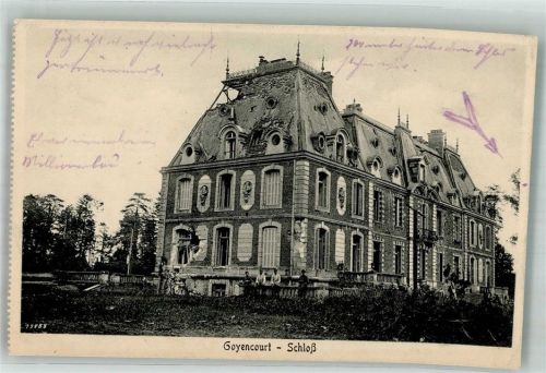 Goyencourt 1916 Schloss