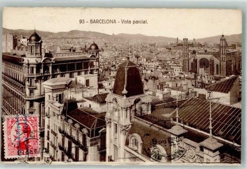 Barcelona 1932 Marke bildseitig