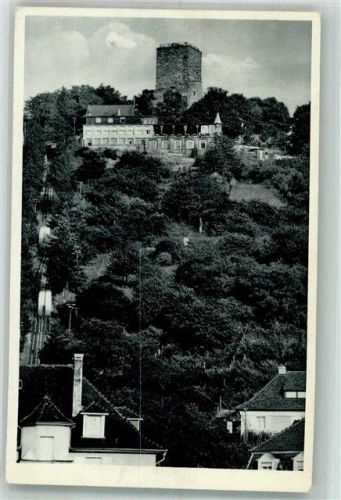 Durlach Turmberg mit Gasthaus Friedrichshöhe und Zahnradbahn