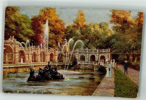Bayreuth 1924 Eremitage untere Grotte