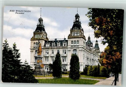Bad Wildungen 1942 Hotel Fürstenhof