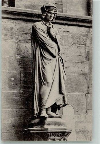 Strasbourg Statue des Erwin von Steinbach Erbauer des Münster Verlag Hartmann