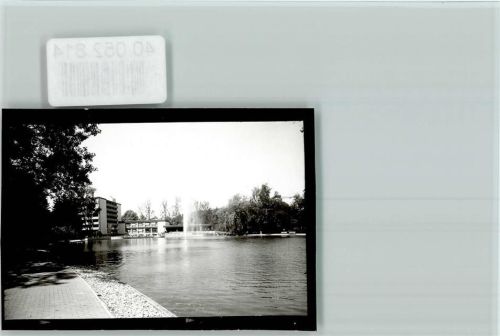 Bad Gandersheim Parksee Springbrunnen