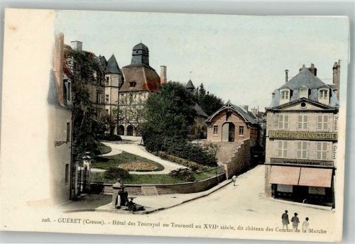 Gueret Hotel des Tournyol ou Tournoel au XVII. Schloss Camtes de la Marche