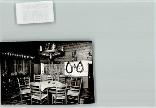 24988 W2391 Oeversee FOTO KEINE AK Histor. Gasthaus Innenaufnahme