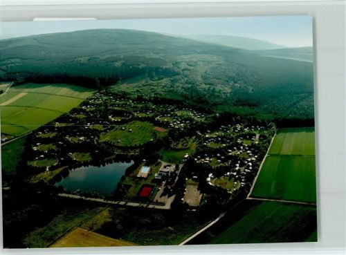 Reinsfeld Luftaufnahme Azur-Campinglatz Freibad Tennisplatz
