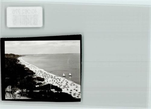 Timmendorfer Strand Luftaufnahme Strand Strandkörbe Segelboote