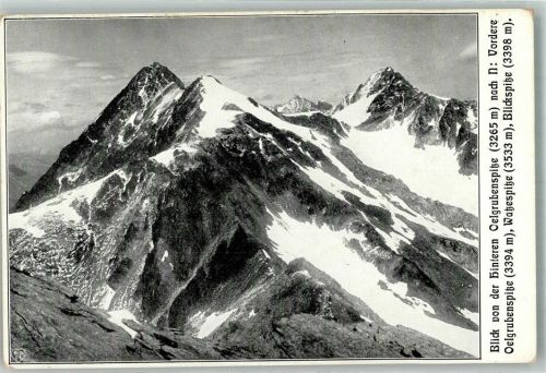 Kaunertal Vordere Oelgrubenspitze Hüttenstempel Gepatschaus