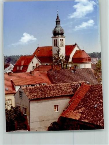 Obertshausen Ortsansicht Kirche