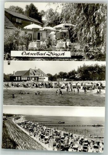 Zingst HO-Strandcafe und Milchbar Strand am HO-Gasthaus Kurhaus