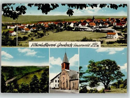 Grunbach Ortsansichten Kirche 4-Bildaufnahme