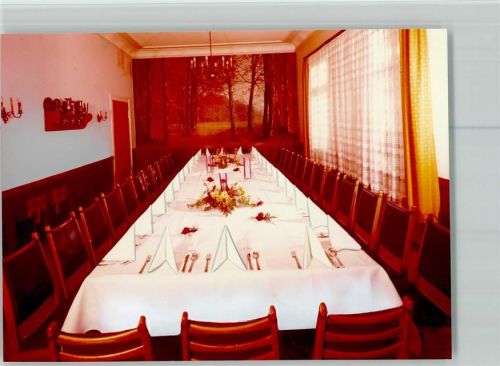 Niedermehnen Niedermeiner-Hof Innenaufnahme Tafel