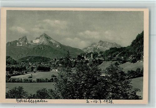 Berchtesgaden Ortsansicht vom Malerhügel Nr. 72