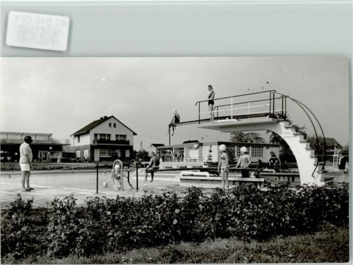 49196 W4518 Bad Laer FOTO KEINE AK Freibad Sprungturm