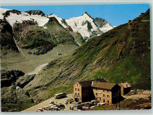 Grossglockner Omnibus am Großglocknerhaus Hochalpenstraße -Scanstrich