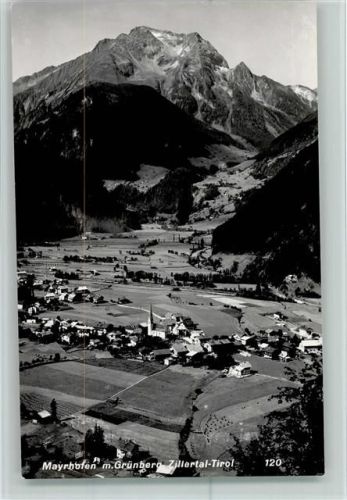 Mayrhofen Blick auf Mayrhofen mit Grünberg