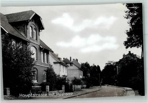 Wennigsen Hauptstrasse mit Postamt