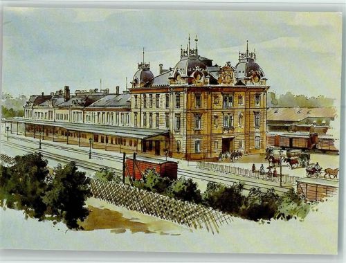 Bahnhof Plauen um 1900