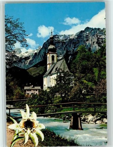 Ramsau Ramsauer Kircherl mit Reiteralpe Edelweiß