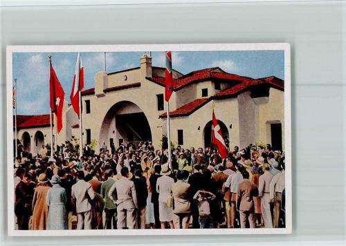 Olympisches Dorf LA Sammelbild Olympiade 1936 Gruppe 54