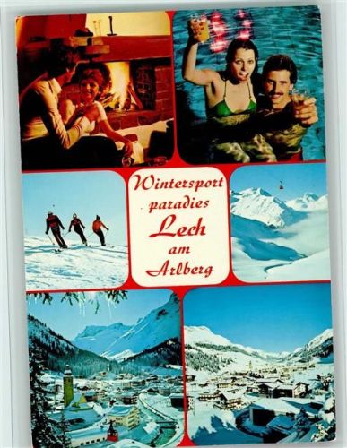Lech Winteransichten Cocktail im Hallenbad